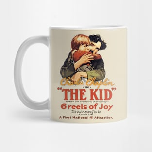 Charlie Chaplin in The Kid - Iconic Silent Film Poster Mug